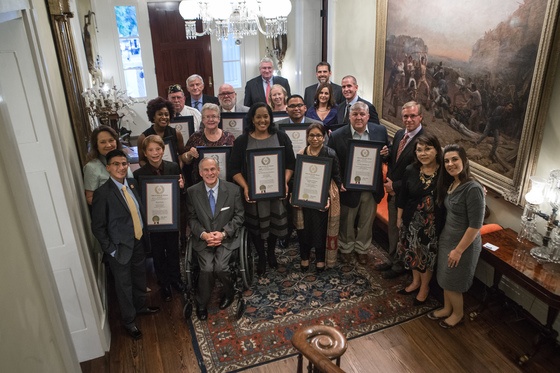 First Lady Cecilia Abbott And Governor Greg Abbott Honor Winners Of The ...