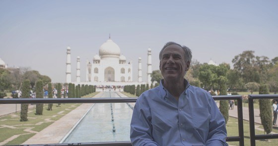 Governor Abbott Visits The Taj Mahal And Meets With Business Leaders From Uttar Pradesh