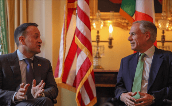 Governor Abbott Meets With Taoiseach Prime Minister of Ireland Leo Varadkar