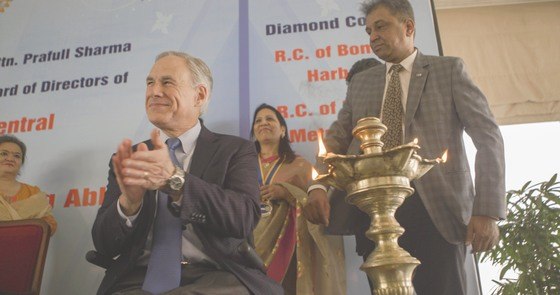 Governor Abbott Promotes Texas Economy, Touts India Relationship At Rotary Club Of Bombay Address