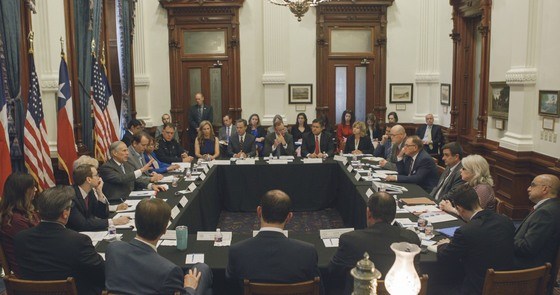 PHOTO RELEASE: Governor Abbott Holds Second Roundtable Discussion On Improving School Safety In Texas