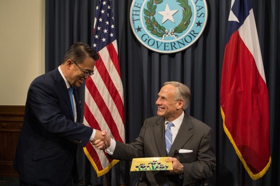 Governor Abbott Meets With Aichi Prefecture Governor Hideaki Ohmura