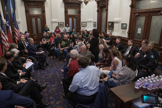 PHOTO RELEASE: Governor Abbott Holds Third Roundtable Discussion On Improving School Safety In Texas