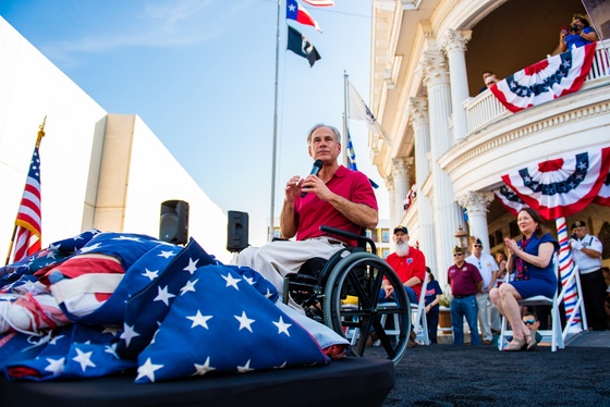 Governor Abbott Hosts Flag Day Observance Ceremony In San Antonio