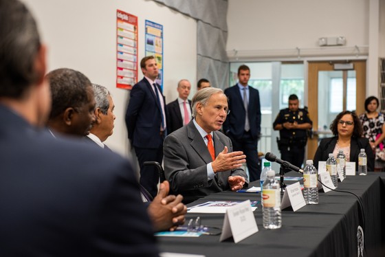 Governor Abbott Hosts Second Education Roundtable At Solar Preparatory School For Girls