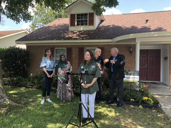 First Lady Cecilia Abbott Joins Rebuild Texas Fund For Hurricane Harvey Anniversary Tour