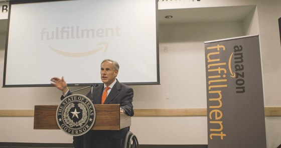 Governor Abbott Attends Grand Opening Of New Amazon Fulfillment Center