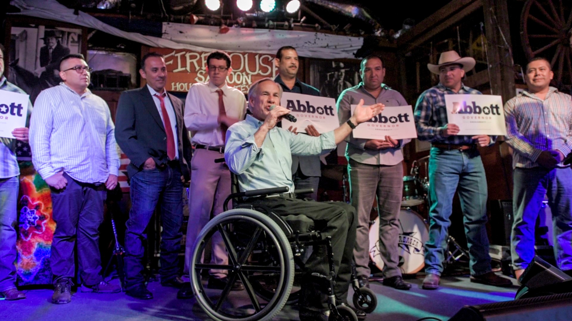 Governor Abbott Attends Early Voting Kick Off Concert And Receives Support From Organization Of Spanish Speaking Officers