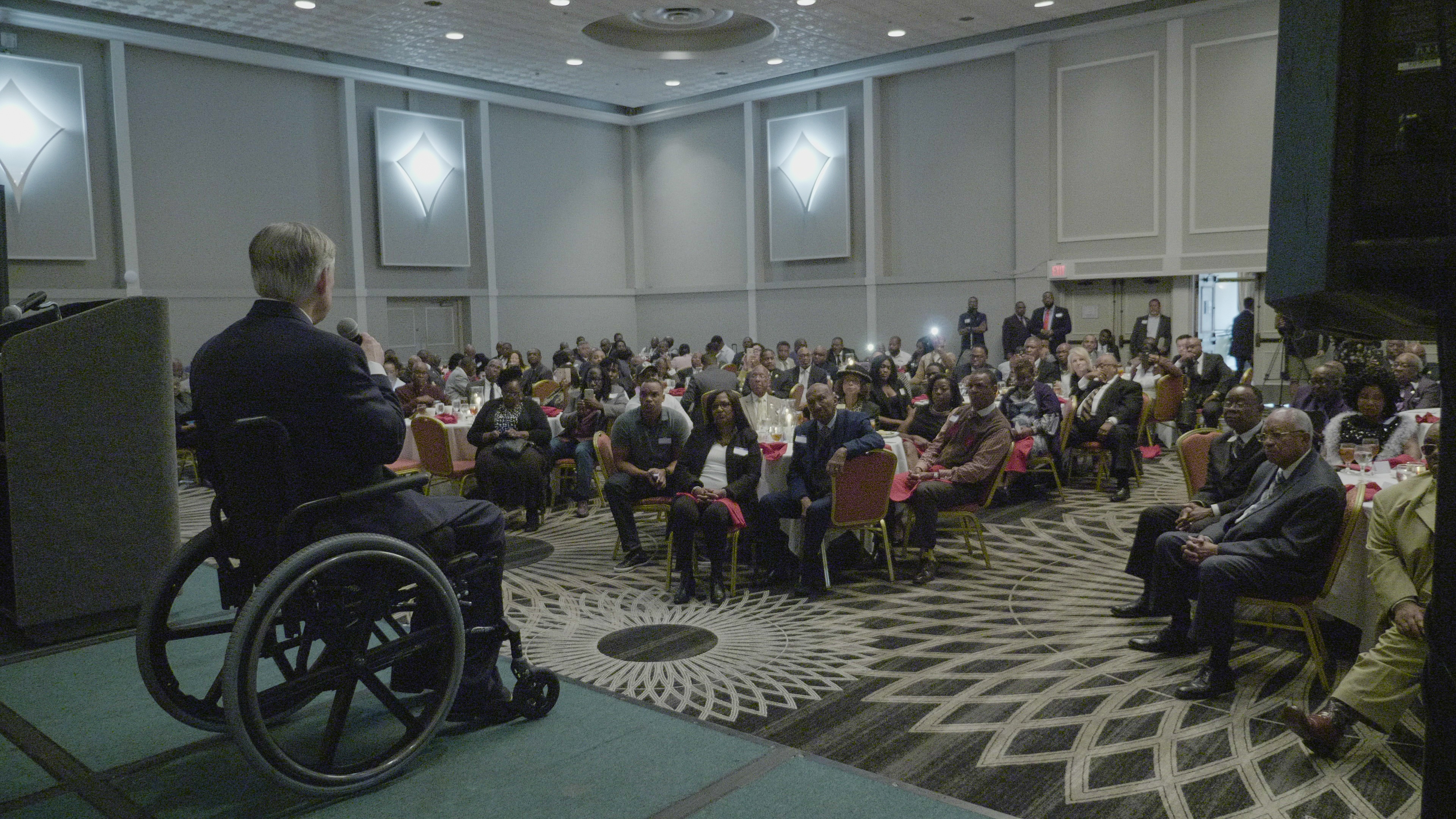Governor Abbott Hosts African American Leaders Luncheon In Houston