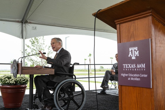 Governor Abbott Attends Grand Opening Of Texas A&M University’s New McAllen Campus