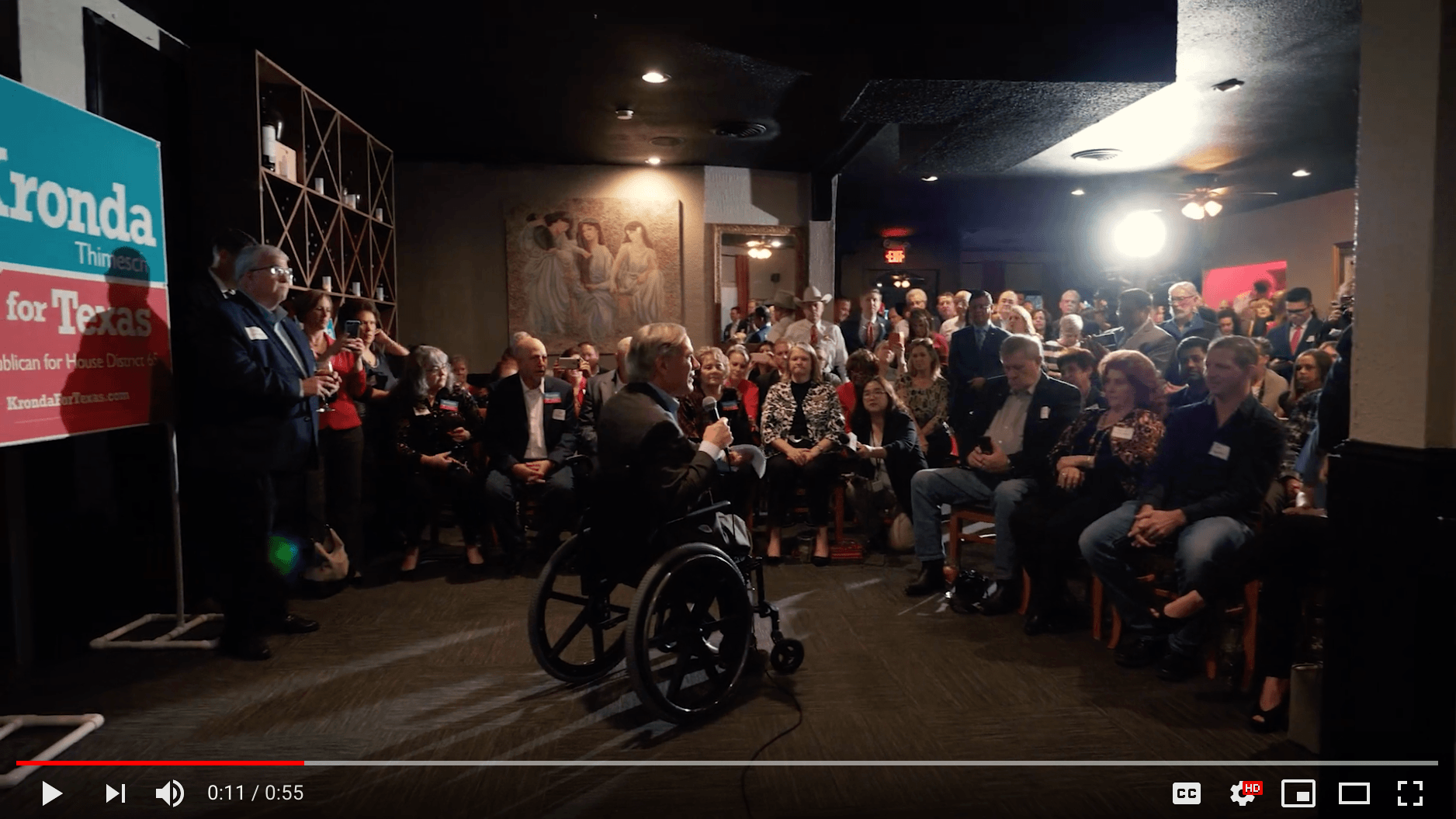 Texans For Greg Abbott Release Web Video: Get Out The Vote