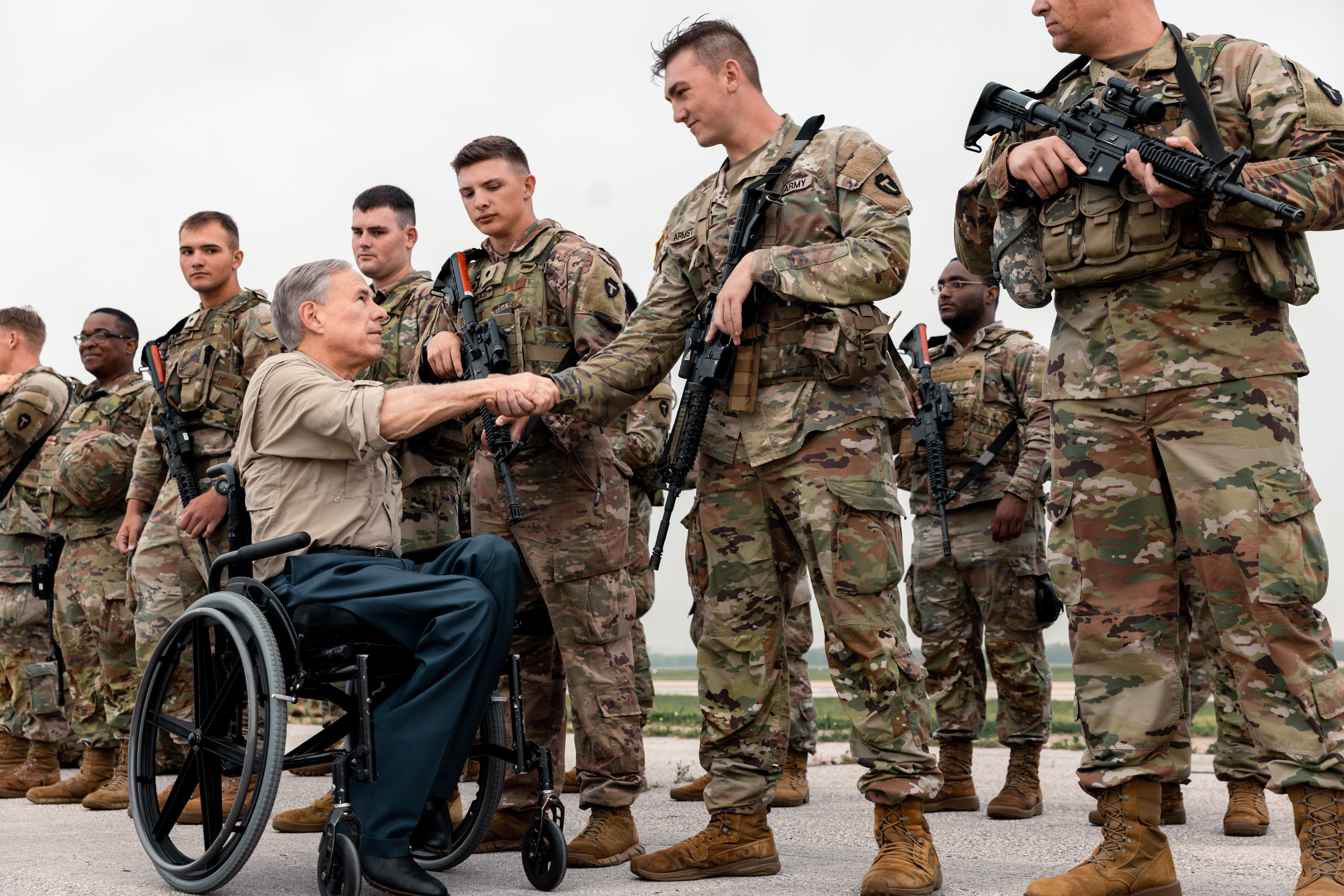 Governor Abbott Military