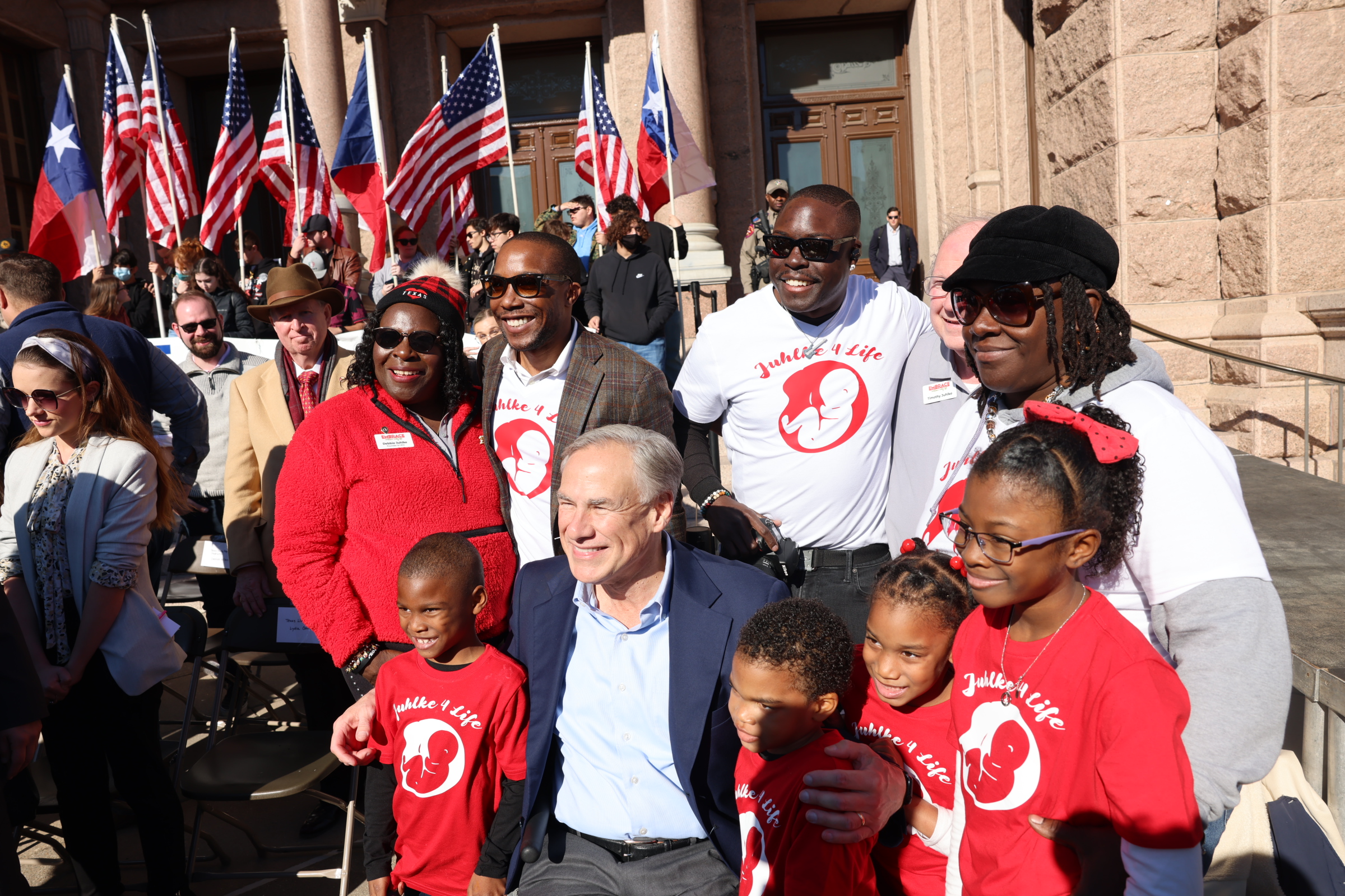 Governor Abbott Supports Justice 4 Life