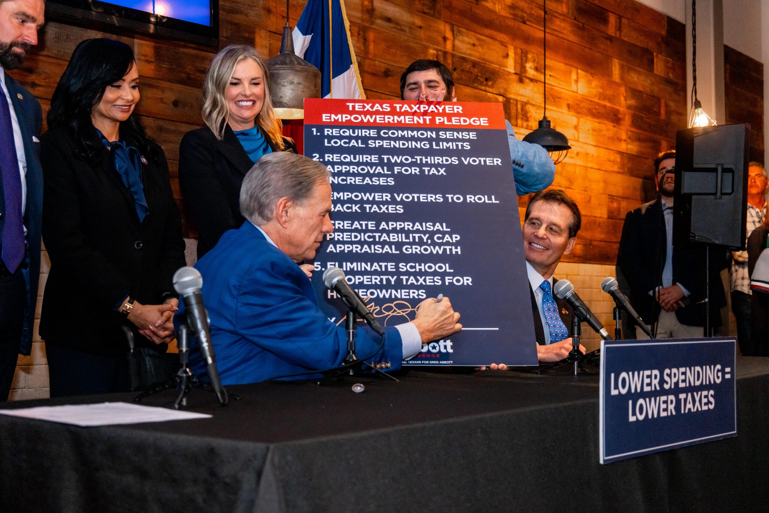 Greg Abbott Property Tax Empowerment Pledge