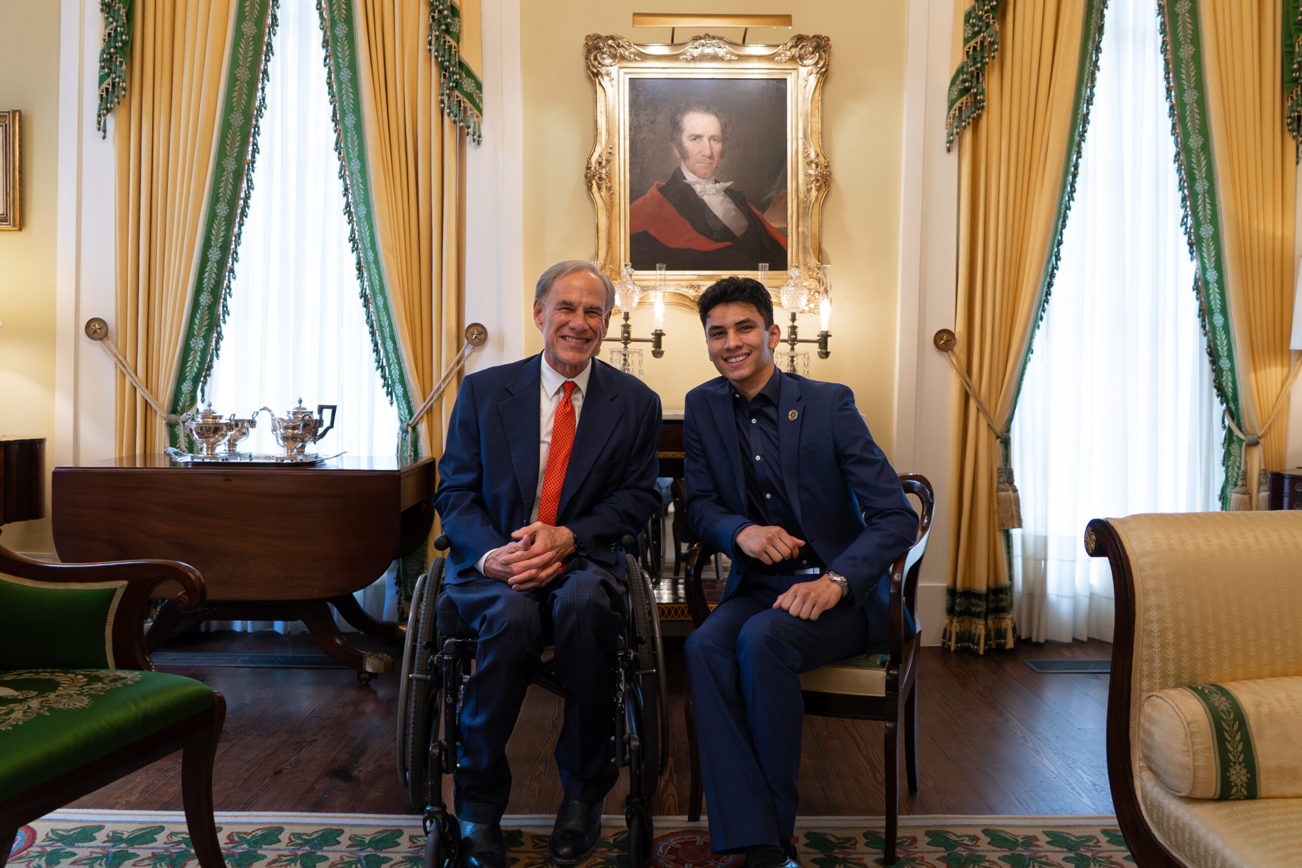 Governor Abbott Jaydan Martinez Discuss Opportunity in Texas