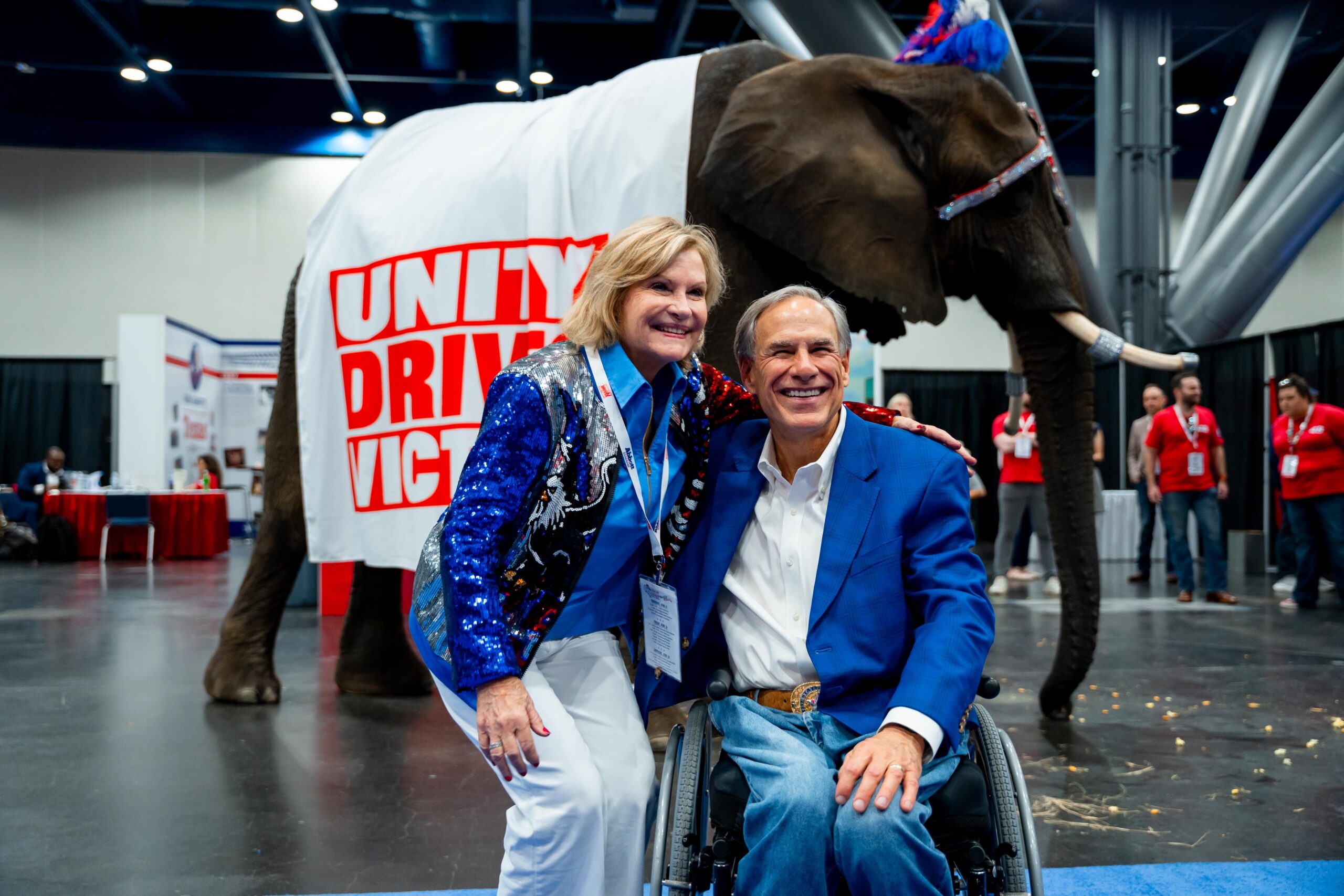 Governor Abbott Paige Unity Drives Victory