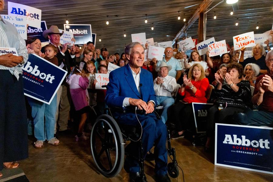 Governor Abbott Energizes Supporters at ‘Let’s Roll’ GOTV Event in Inez